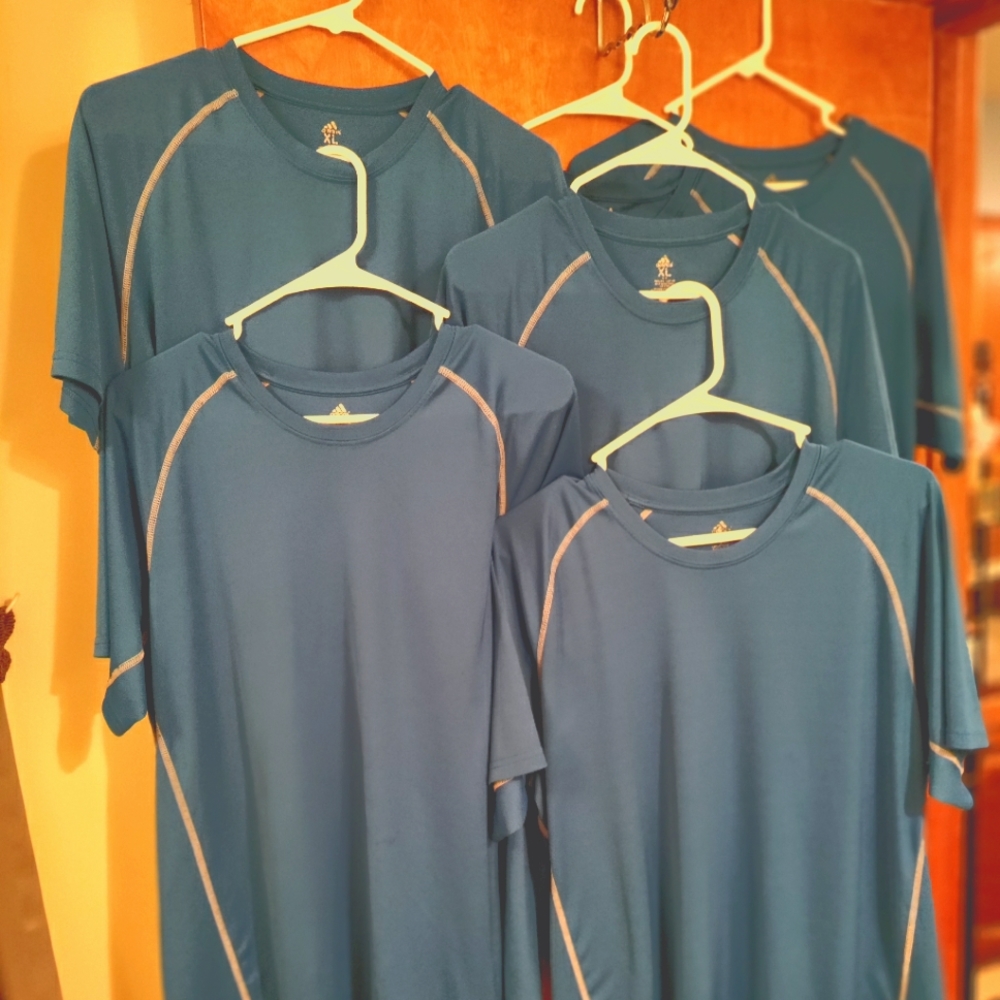 Adidas Men's XL Workout T-shirt Blue